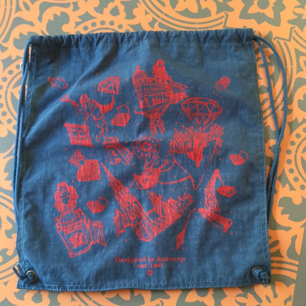 Rare Kipling drawstring bag from Belgium